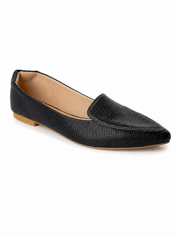 MOCASSIM CROCO PRETO