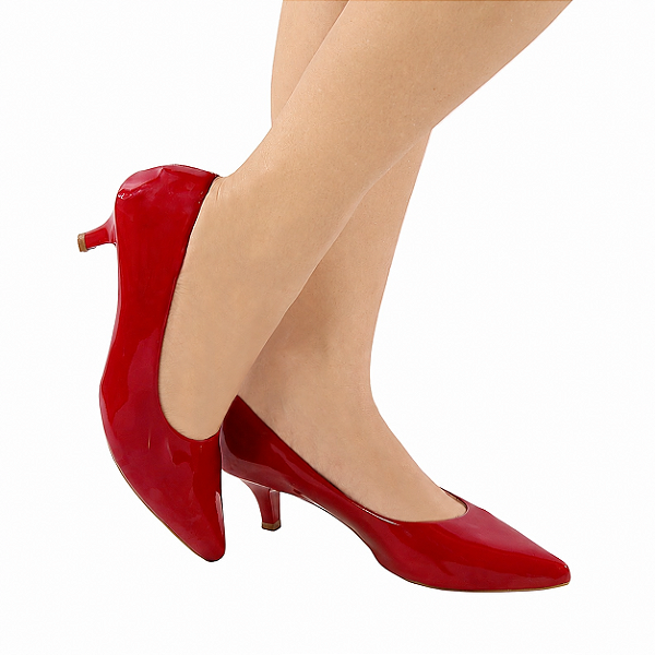 SCARPIN CLÁSSICO VERMELHO (SALTO 5CM)