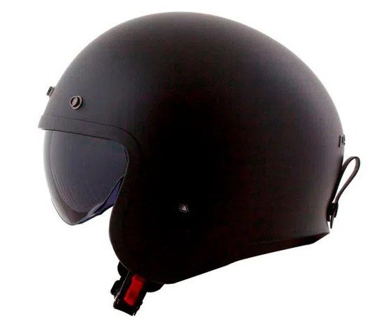 CAPACETE LS2 SPITFIRE OF599 MONOCOLOR MATTE BLACK 60/L