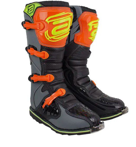 BOTA ASW IMAGE CINZA PRETO LARANJA FLUO 10  EAN  7908377104297