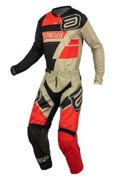 CONJUNTO ASW IMAGE MOTO DNA 22 AREIA VERMELHO 48/GG  EAN  7908377129078