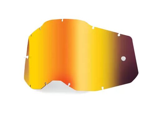 LENTE OCULOS 100% RC2/AC2/ST2 ESPELHADA VERMELHA