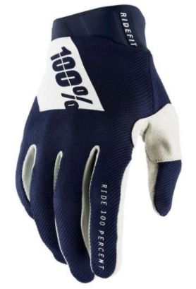 LUVA 100% RIDEFIT AZUL M