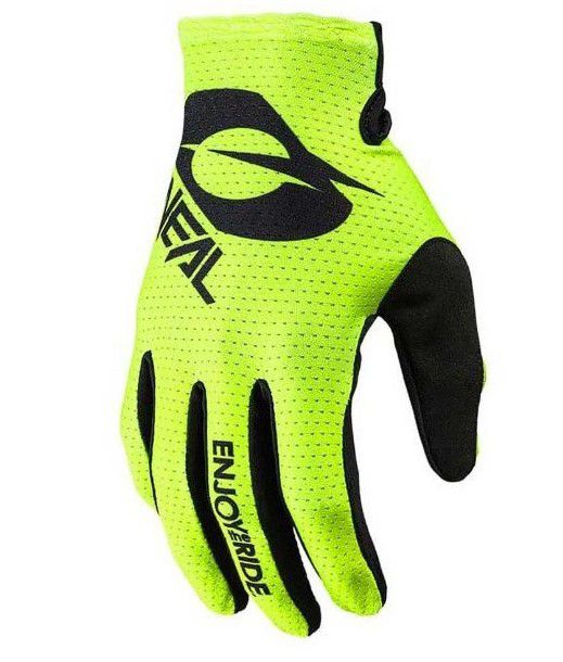 LUVA ONEAL MATRIX STACKED YELLO NEON M