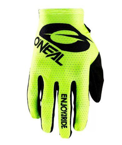 LUVA ONEAL MATRIX STACKED NEON YELLOW XL