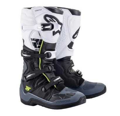BOTA ALPINESTARS TECH 5 PRETO CINZA BRANCO 11 EAN  8059175288494