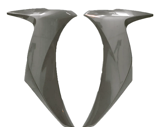 CARENAGEM FRONTAL BIZ 110 22 PRATA LUMIAR METALICO