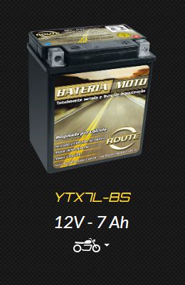 BATERIA TWISTER/ELITE/TORNADO/FALCON/TITAN150...08/BIZ125..08/CB 300/FAZER/LANDER/HORNET...07/MT 03 16... LEAD 110/SPEED/STX