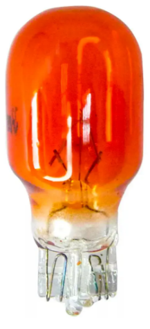 LAMPADA PISCA ESMAGADA 12VX15W (AMARELA)