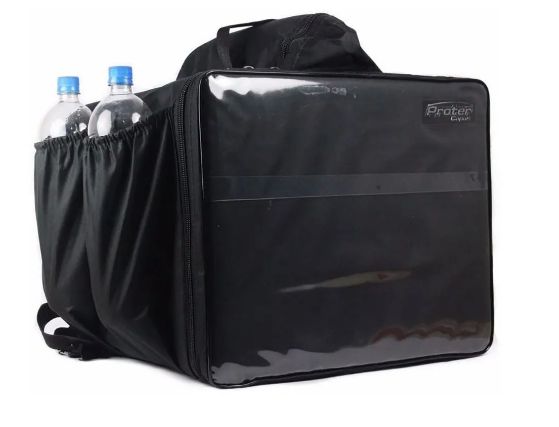 MOCHILA PIZZA 60 LTS PRETA 45,5X31X45