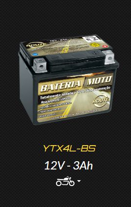 BATERIA BIZ100 ES...03/TITAN125KS 00/04/TTR125/JOG 50/JONNY 50