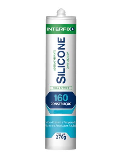 SILICONE INTERFIX 160 ACETICO INCOLOR 20X270G