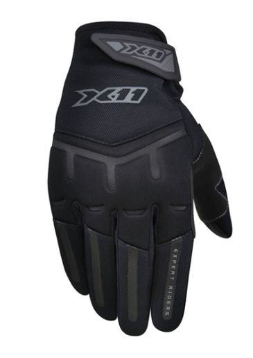 LUVA X11 FIT X TECIDO PRETO (M)
