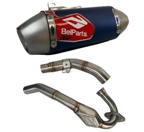 ESCAPAMENTO CRF 250F BELPARTS PRO SHORT BIE BLUE