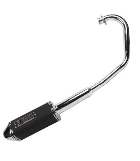 ESCAPAMENTO TITAN 125 00 ES MINI TRI PRETO