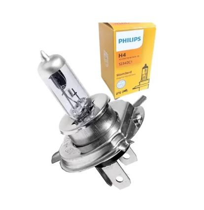 LAMPADA FAROL H4 60/55W CB 300/500/FALCON/CBR 250/FAZER 250 10... PHILIPS