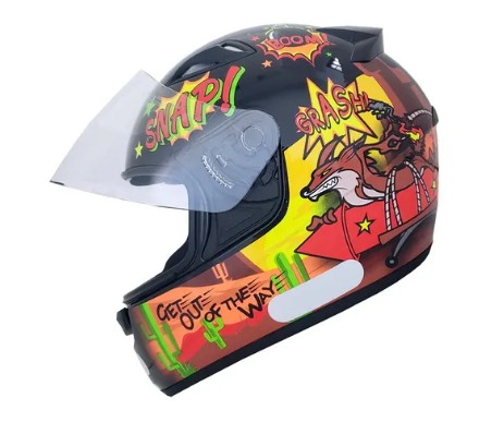 CAPACETE EBF SPARK BOMBER PRETO 58