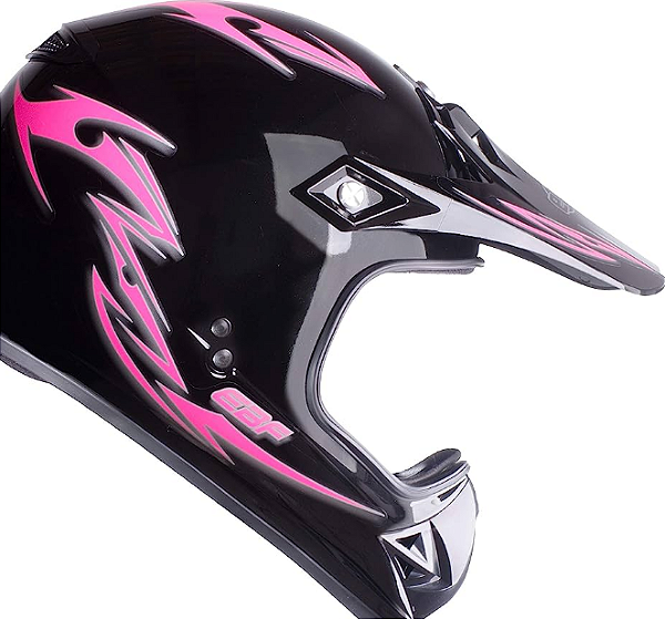 CAPACETE EBF NEW SIX MUCK PT/ROSA 58