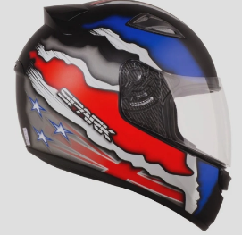 CAPACETE EBF SPARK STARS PRETO 60