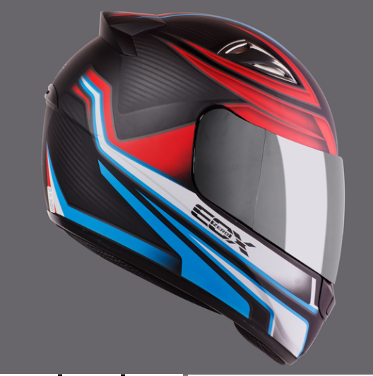 CAPACETE EBF EOX FROST PT/FOSCO/AZUL 60