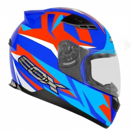 CAPACETE EBF EOX COLORS AZUL 60