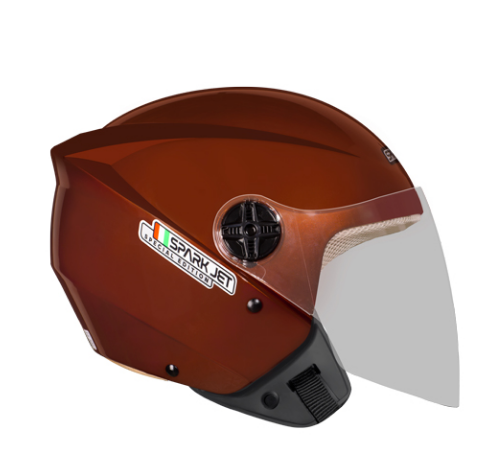 CAPACETE EBF SPARK JET SPECIAL EDITION MARROM 58