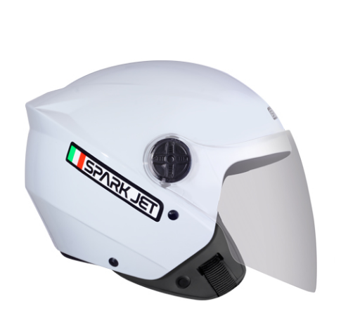CAPACETE EBF SPARK JET SOLID BRANCO 60