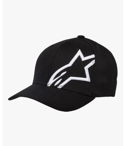 BONE ALPINESTARS CORP SHIFT 2 FLEXFIT ALGODAO PRETO PRETO S/M EAN 8051194071439