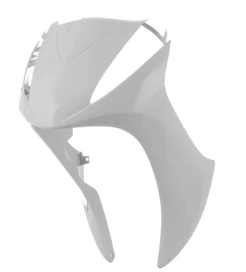 CARENAGEM FRONTAL BIZ 125 16 BRANCO PEROLIZADO ANDES