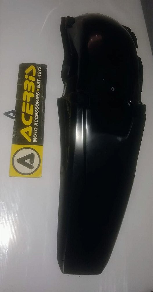 PARALAMA TRASEIRO YZ 125 96/01 YZ 250 98/01 PRETO