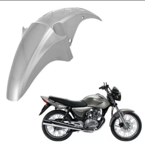 PARALAMA DIANTEIRO TITAN 150 06/07 PRATA FORCE