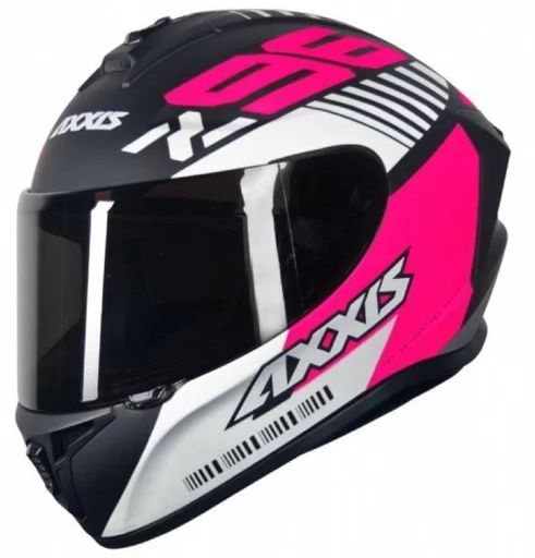CAPACETE AXXIS DRAKEN Z96 MATT BLACK/PINK 56/S