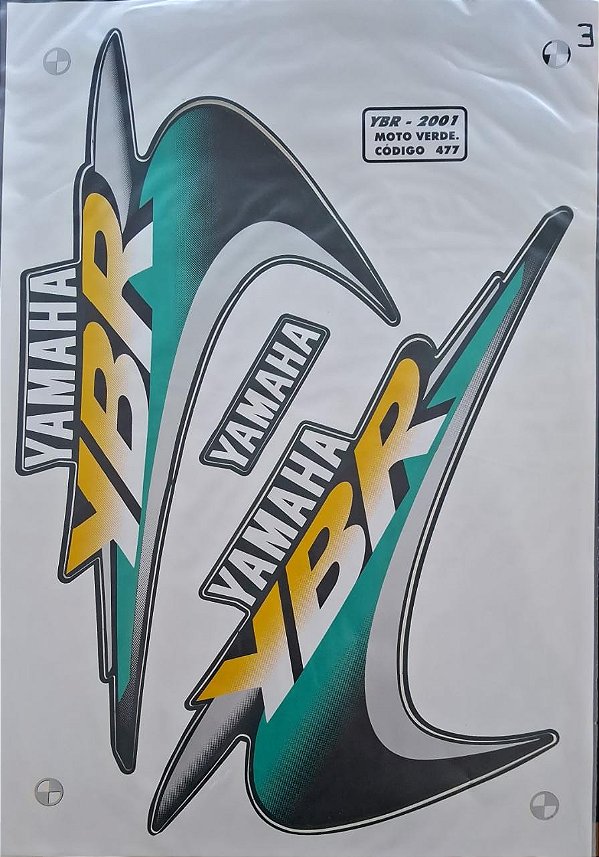 ADESIVO YBR 01 VERDE
