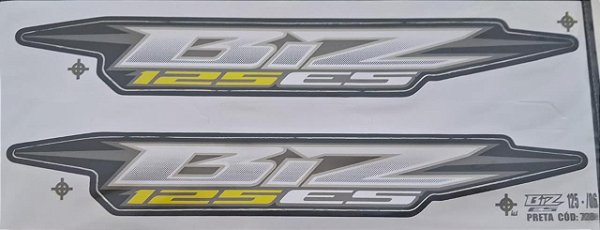 ADESIVO BIZ 125 06 ES PRETA