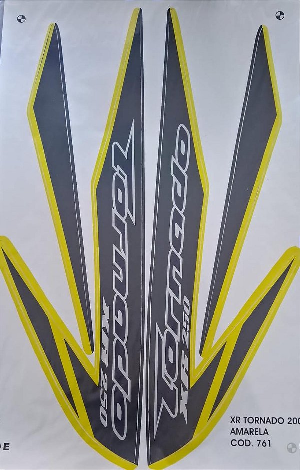 ADESIVO TORNADO 07 AMARELA