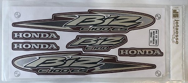 ADESIVO BIZ 100 05 VERMELHA