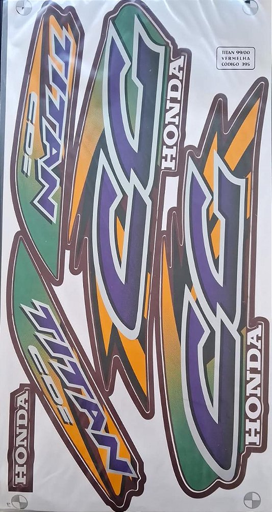 ADESIVO TITAN 99/00 VERMELHA