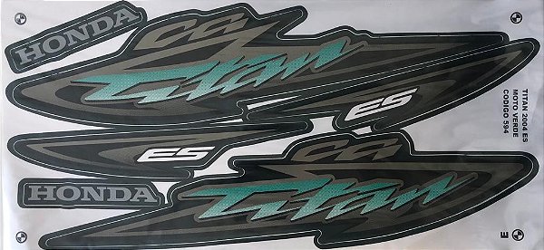 ADESIVO TITAN 125 04 ES VERDE