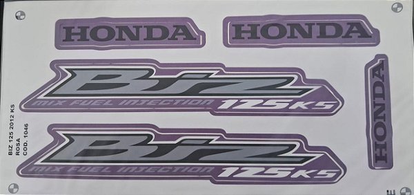 ADESIVO BIZ 125 12 KS ROSA