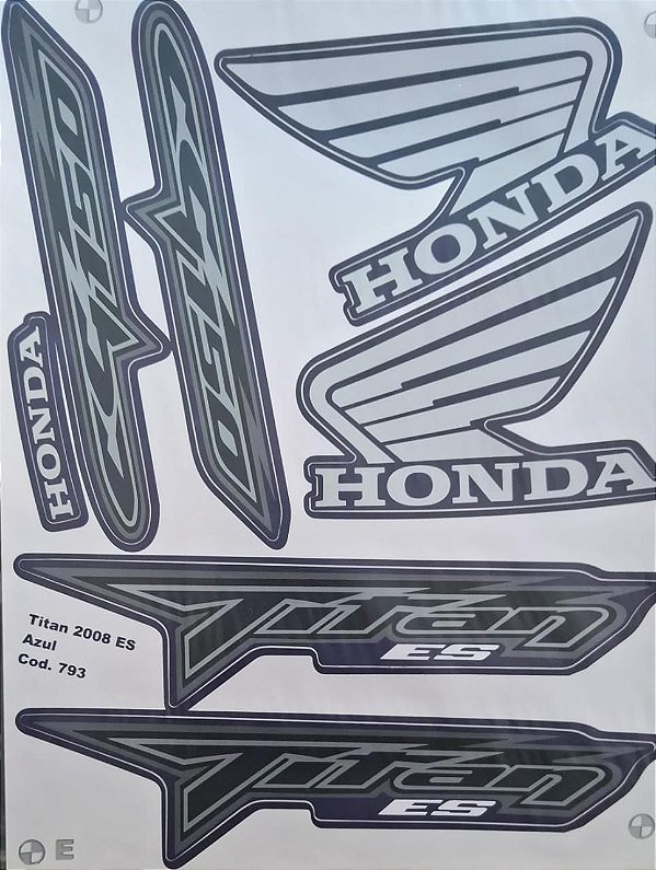 ADESIVO TITAN 150 08 ES AZUL