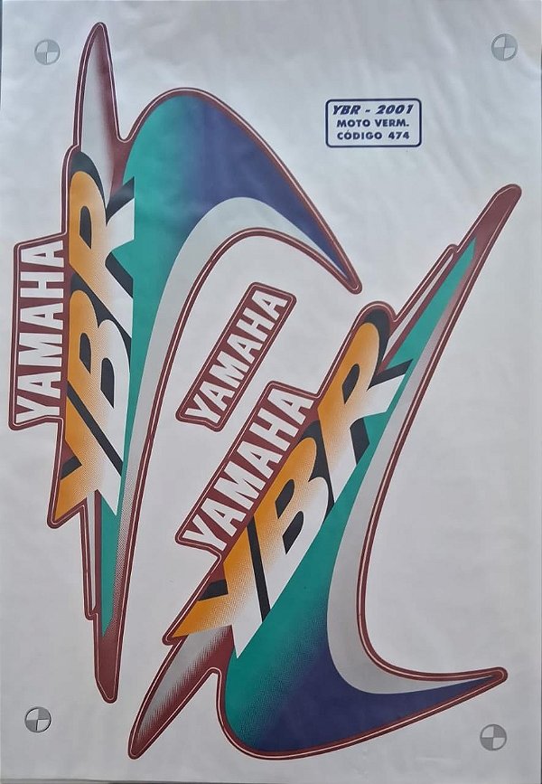 ADESIVO YBR 01 VERMELHA