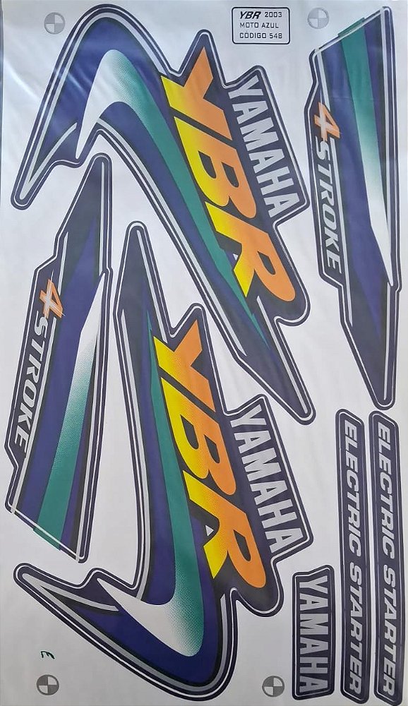 ADESIVO YBR 03 AZUL