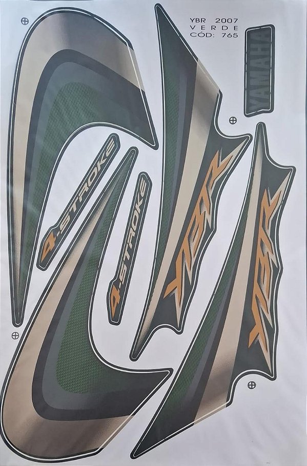 ADESIVO YBR 07 VERDE