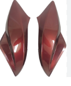 CARENAGEM FAROL TITAN 150 (COMPLEM) 11/12 VERMELHO