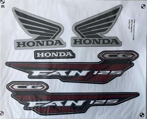 ADESIVO TITAN 125 15 ES/ESD PRATA