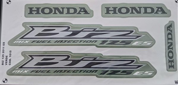 ADESIVO BIZ 125 11 ES VERDE