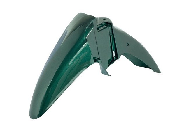 PARALAMA DIANTEIRO BIZ 100 01 VERDE METALICO