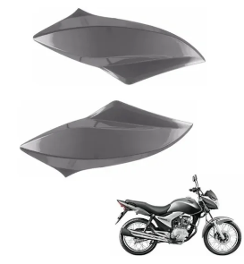 CARENAGEM FAROL TITAN 150 (COMPLEM) 11 PRATA ESD IBIUNA METALICO