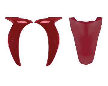 CARENAGEM FRONTAL BIZ 125 19/21 VERMELHO PIMENTA PEROLIZADO