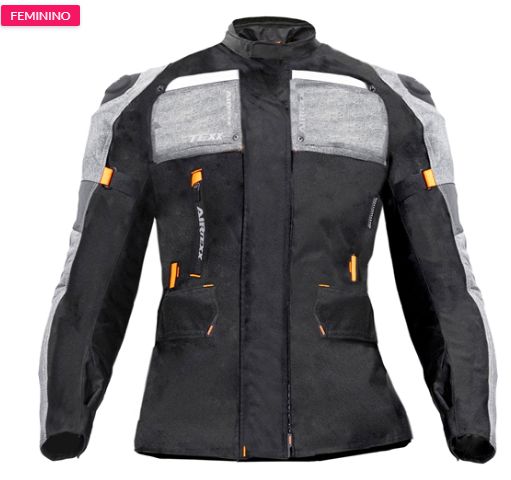 JAQUETA TEXX ARMOR FEMININA LD LARANJA L